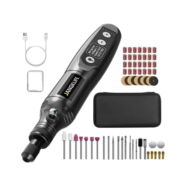 Mini Cordless Rotary Tool Kit, 5-Speed ​​Adjustable