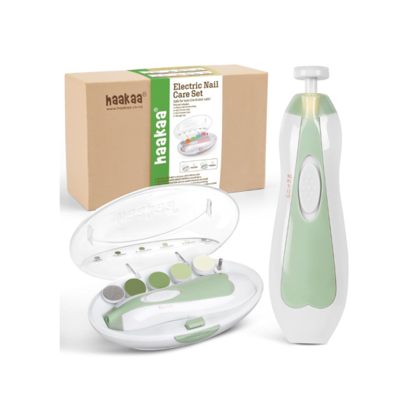 haakaa Baby Nail File Electric Baby Nail Care Set