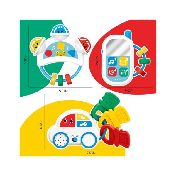 Baby Montessori Sensory Learning Toys with Sounds